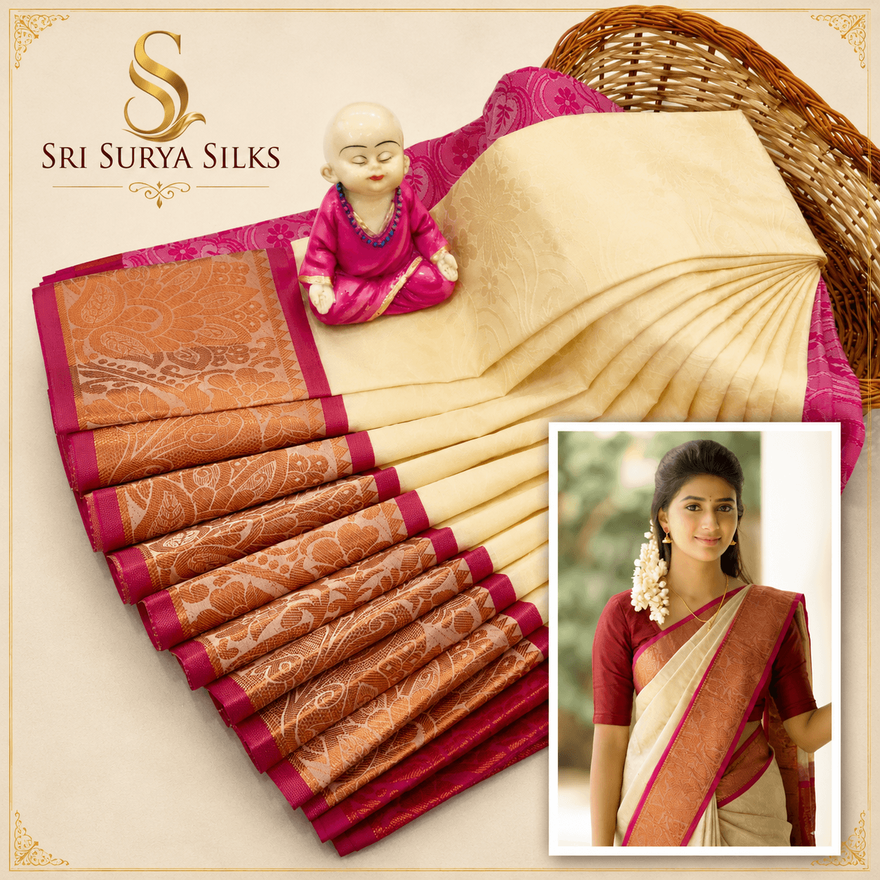 Nakshatra silk saree
