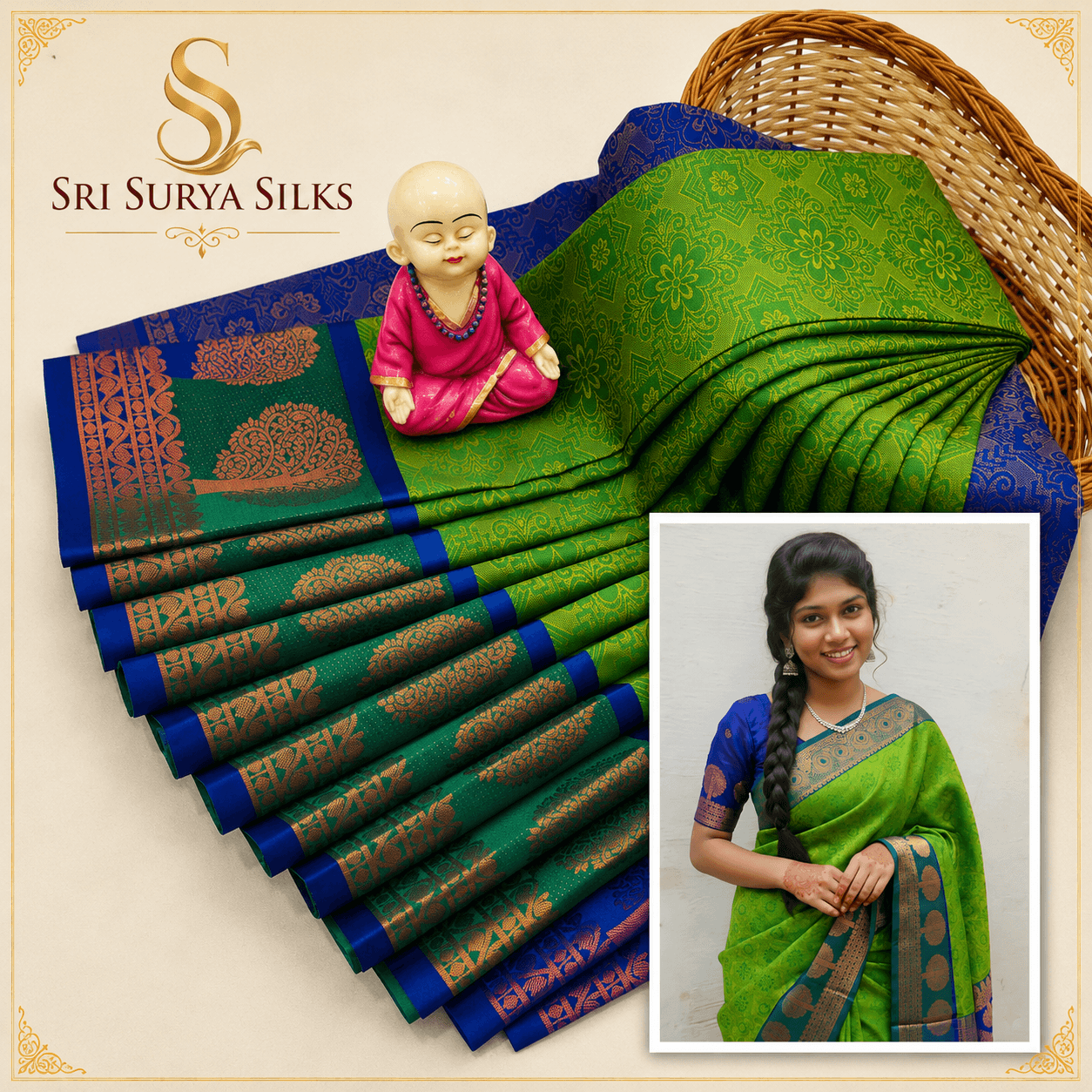 Nakshatra silk saree