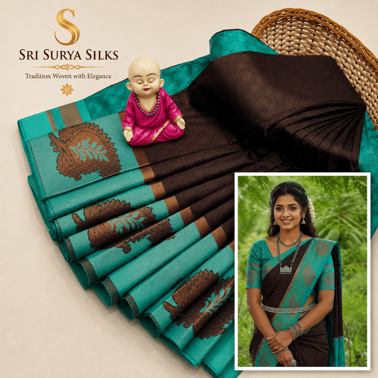 Nakshatra silk saree